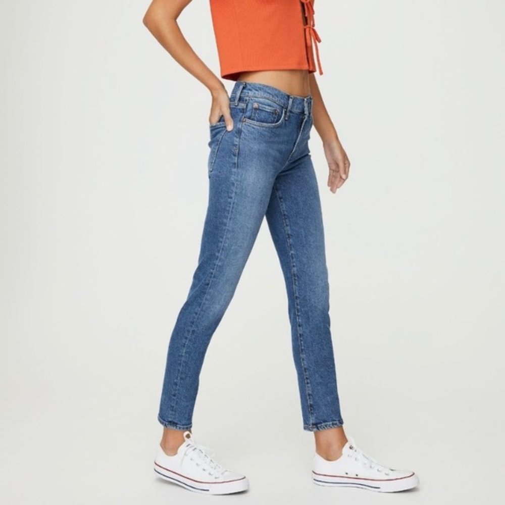 AGOLDE Toni Obscure Mid Rise Straight Leg Jeans Size 26